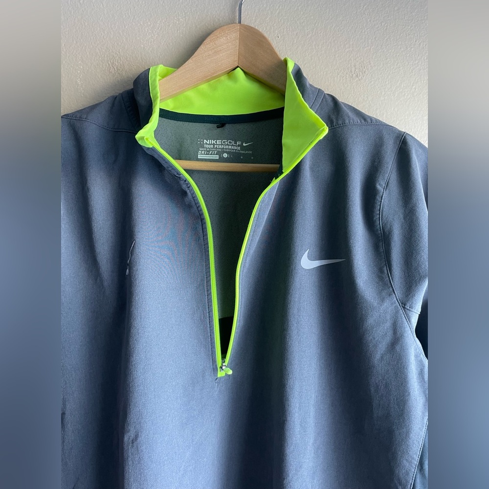 Nike Dri Fit Men Gray Golf Sweatshirt Size Large Long Sleeve - Picture 4 of 9